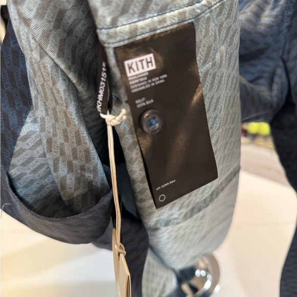 Kith Monogram Silk Men's Blue Button-Up shirt - new - Picture 5 of 7